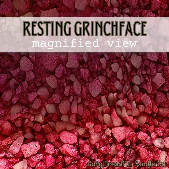 Resting Grinchface Sizzling Room Salt Crystal Potpourri: Crushed Peppermint - Picture 3 of 9